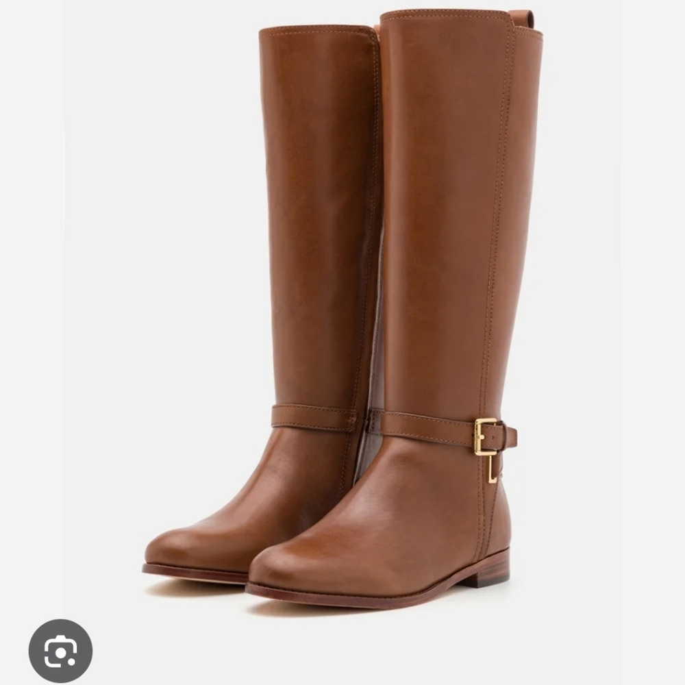 Lauren ralph lauren blayke US 5 brown leather brand new no tags